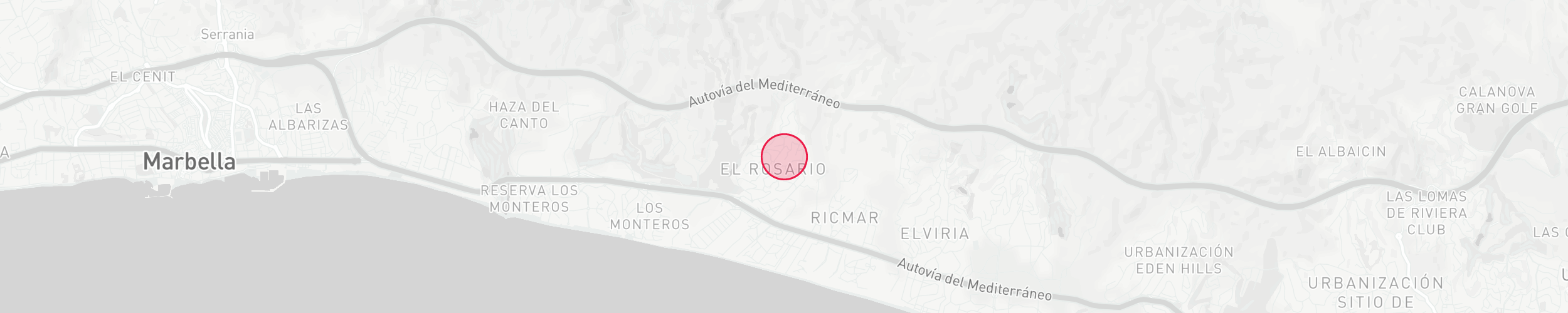 Plan de localisation de propriétés - El Rosario