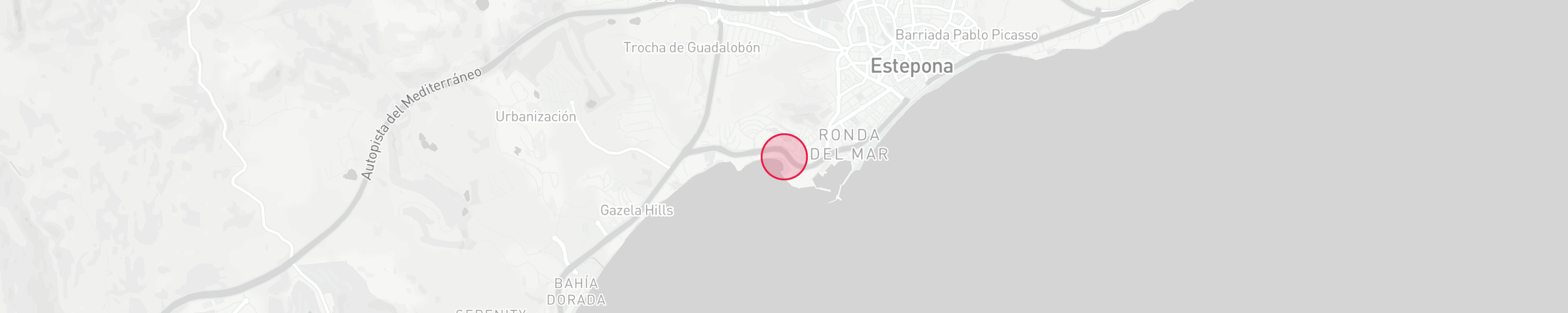 Mapa de localización de la propiedad - Estepona Playa