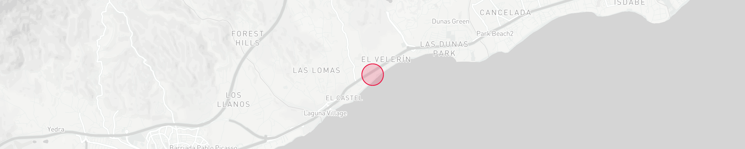 Mapa de localización de la propiedad - Bahía del Velerín