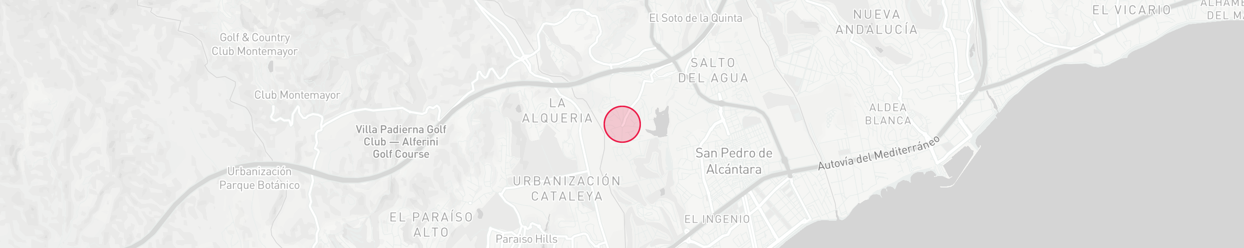 Карта расположения объекта - Valle del Sol