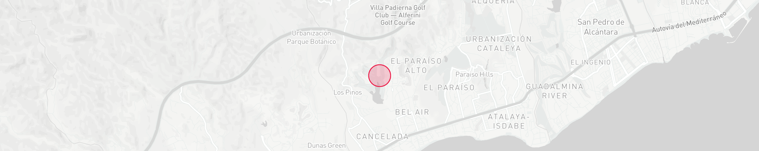 Property Location Map - Los Flamingos Golf