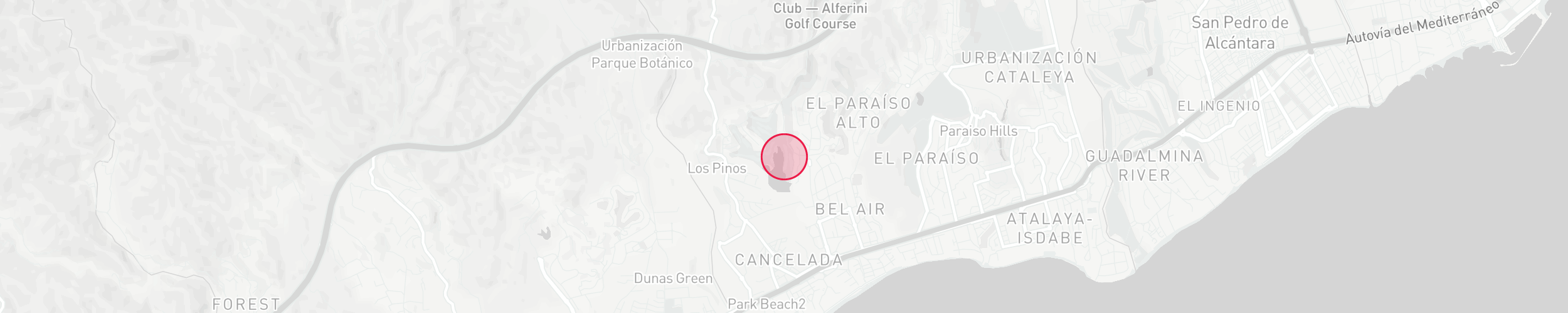 Plan de localisation de propriétés - Los Flamingos
