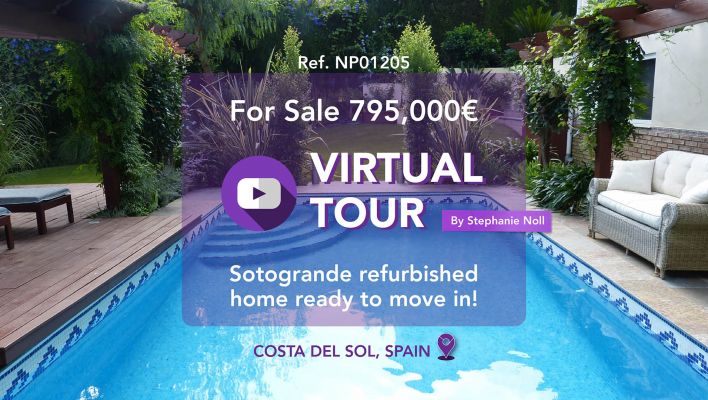 Virtual Tour - Stephanie shows this lovely family home in Sotogrande!