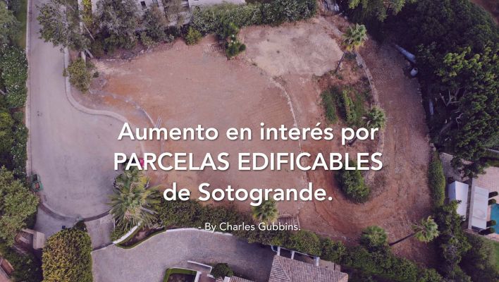 Aumento significativo en el interés por las parcelas edificables.