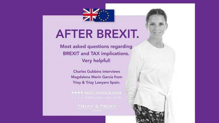 Most asked questions regarding BREXIT and TAX implications, very helpful! Questions and Answers in regard Great Britain citizens post Brexit.