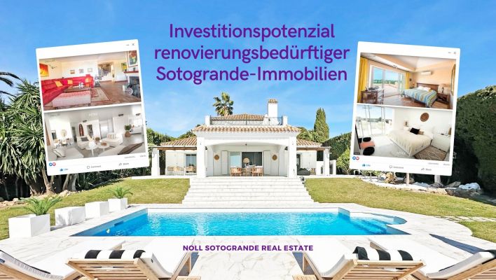 Investitionspotenzial renovierungsbedürftiger Sotogrande-Immobilien