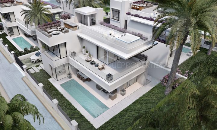 A brand new 5 bedroom beachside villa complex on The Golden Mile