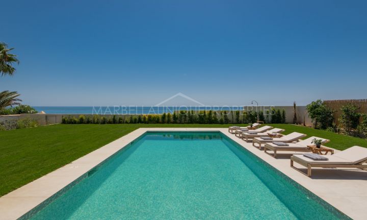Brand new frontline beach luxury villa in La Cala de Mijas, Mijas Costa