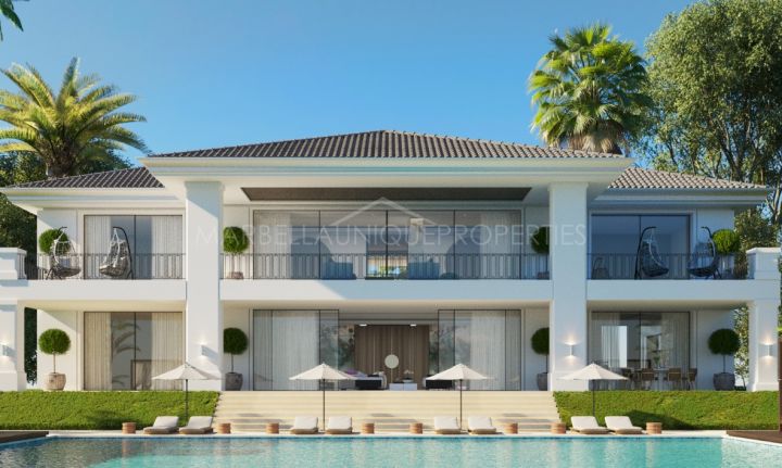 Projet de villa de luxe de 5 chambres à La Alqueria, Benahavis