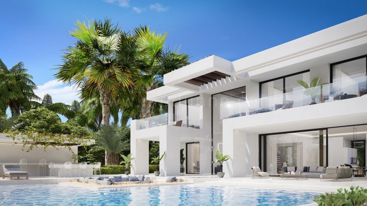 Estepona, Elegant and luxurious development of private villas in Resina Golf, New Golden Mile, Estepona.