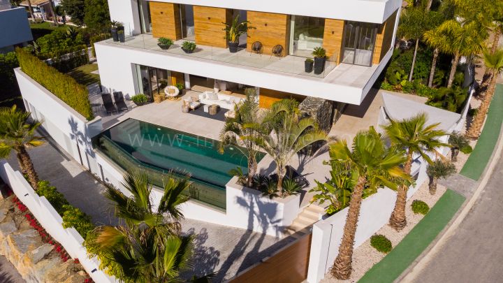 Benahavis, Villa moderne à La Quinta Golf et avec vue panoramique