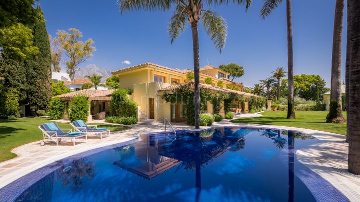 Marbella Golden Mile, Fristående villa i Marbella Club för semesteruthyrning