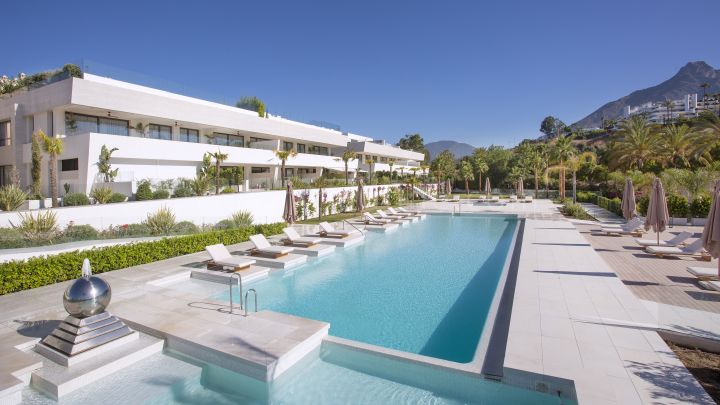 Marbella Goldene Meile, Luxuriöse Duplex-Wohnung in Marbellas Goldener Meile