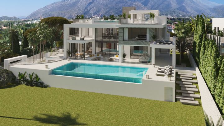 7-Bedroom new build villa for sale in Marbella Golden Mile