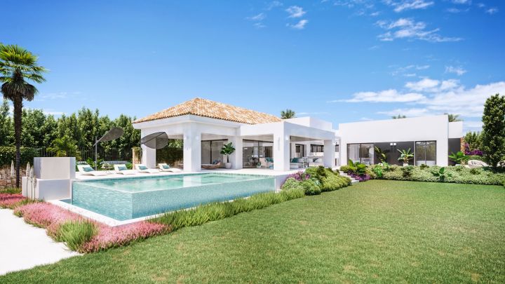 Modern new build villa for sale in Marbella West, South of Spain