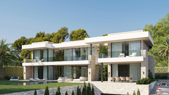 Luxury new build villa with sea views for sale in Paraiso Alto, Benahavis