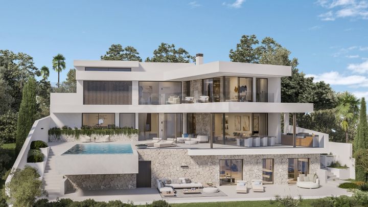 Modern new build villa for sale in Mijas Costa, South Spain
