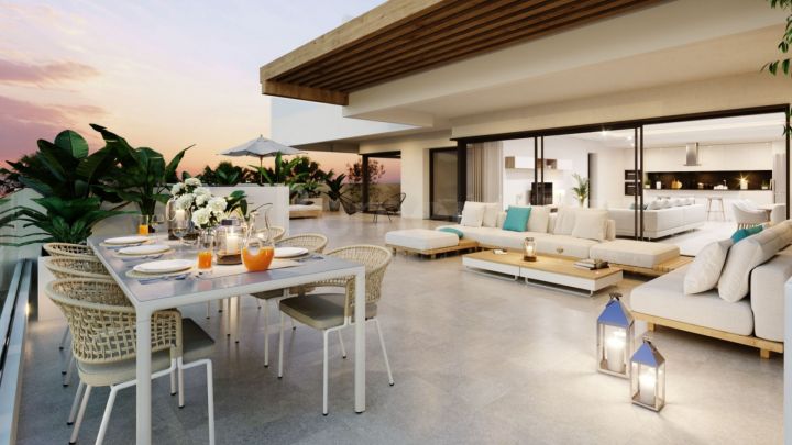 Brand new duplex penthouse for sale in Marbella West