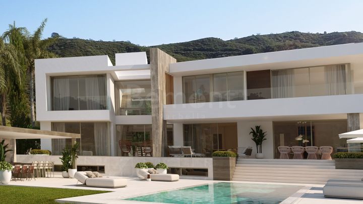 New build luxury villa with panoramic views for sale in Marbella West