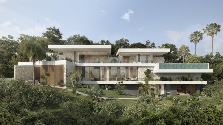 New build villa with sea and mountain views for sale in La Cala Golf