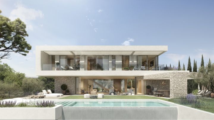Brand new villa with sea views for sale in Costa del Sol, South of Spain