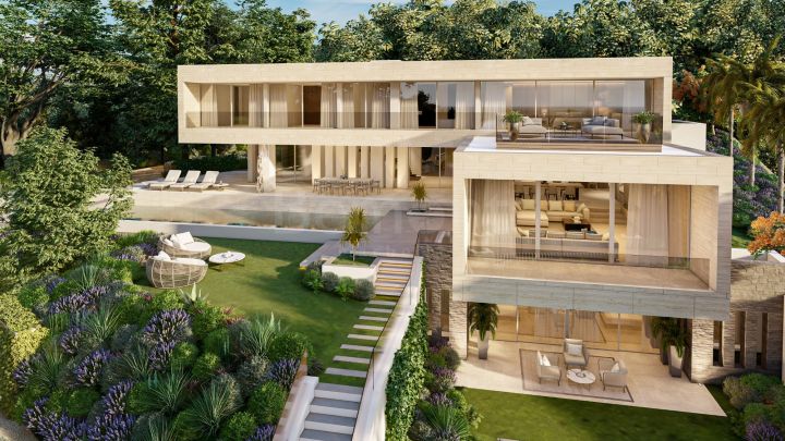 New build luxury villa for sale in Marbella Golden Mile