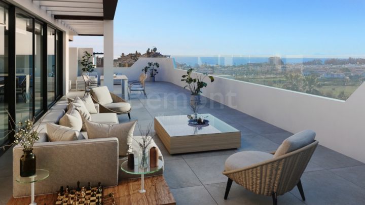 3-Bedroom modern duplex penthouse for sale in New Golden Mile, Estepona