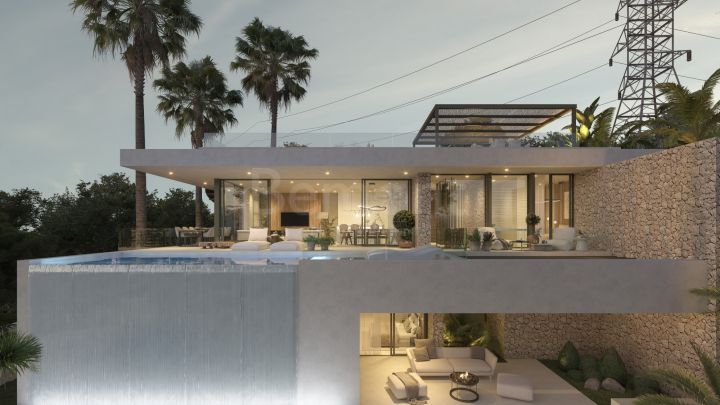 4-Bedroom contemporary villa with sea views for sale in Nueva Andalucia