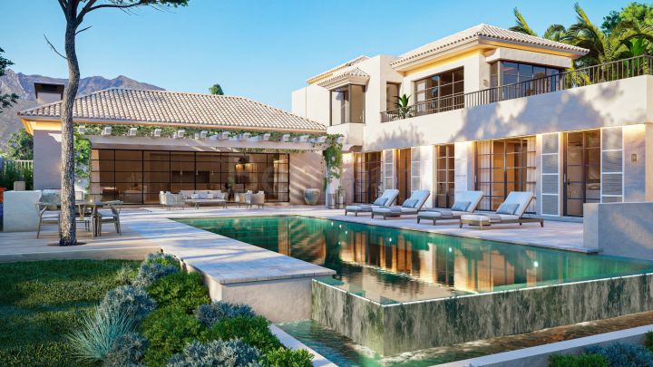 New build luxury villa for sale in Marbella Golden Mile