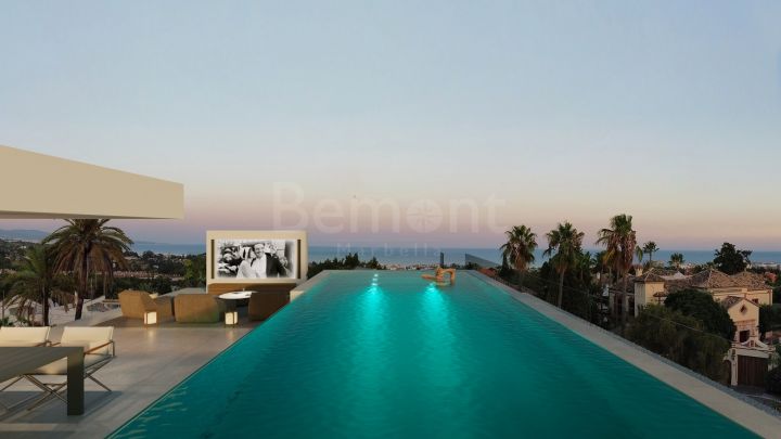 Luxury villas with sea views for sale in Nueva Andalucia