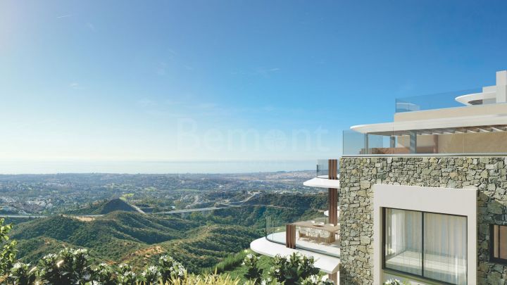 New build luxury homes surrounded by natural landscape in Benahavis