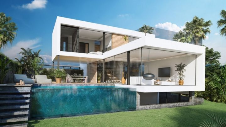 Villas Superbes & Modernes front de golf à Marbella Ouest