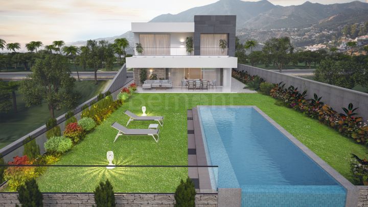 New project with modern villas for sale in Marbella East