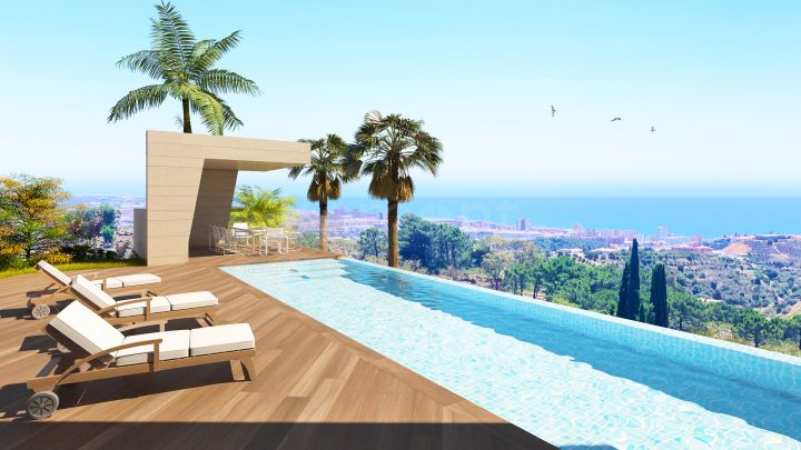 Contemporary villas with panoramic views for sale in Mijas