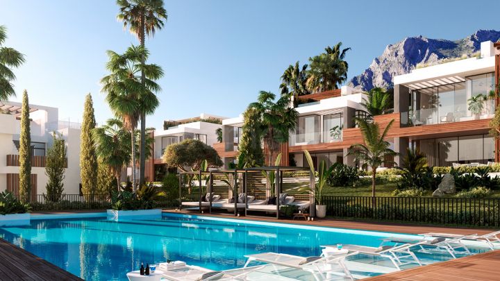Villas jumelées de luxe à Sierra Blanca, Marbella Golden Mile