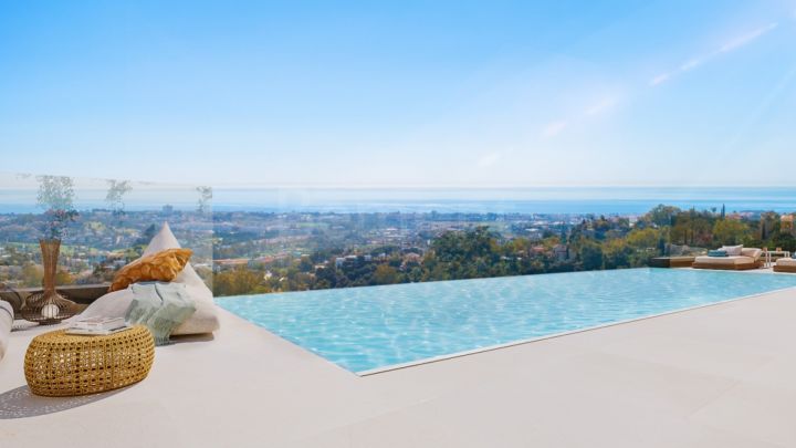 6 villas jumelées de luxe avec vue panoramique à vendre à Benahavis