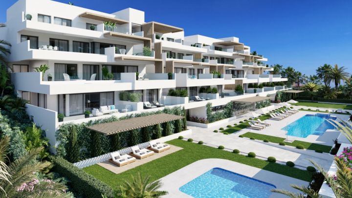 Studios, apartments and penthouses with sea views for sale in Estepona