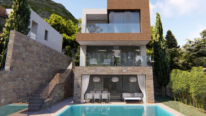 Contemporary new build villas for sale in Mijas Pueblo