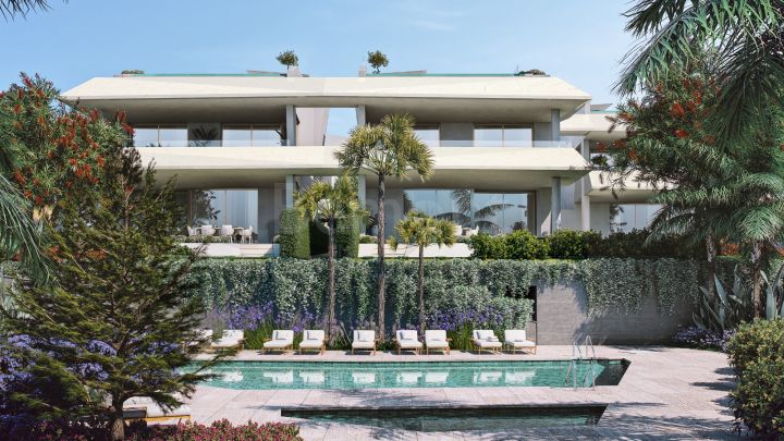 Contemporary villa with sea views for sale in Nueva Andalucia, Marbella
