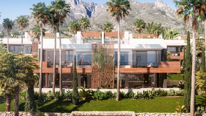 4 slaapkamer exclusieve halfvrijstaande villa te koop in Marbella Golden Mile