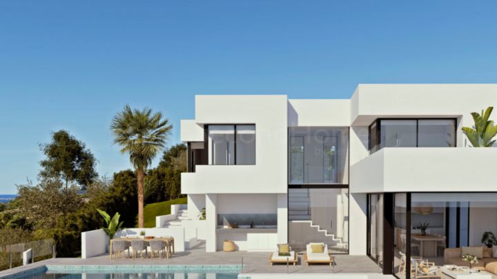 Contemporary villa with sea views for sale in Costa Blanca North