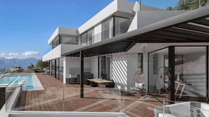 Luxury brand new villa with sea views for sale in Altea, Costa Blanca North