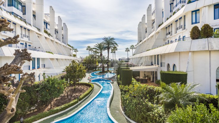 Appartement duplex près de la plage - Appartement rez de chaussée à vendre à Marbella Golden Mile