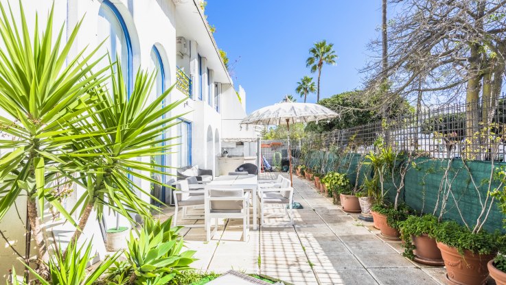 Appartement duplex près de la plage - Appartement rez de chaussée à vendre à Marbella Golden Mile