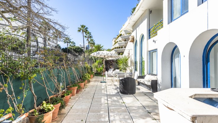 Apartamento dúplex cerca de la playa - Apartamento Planta Baja en venta en Marbella Milla de Oro