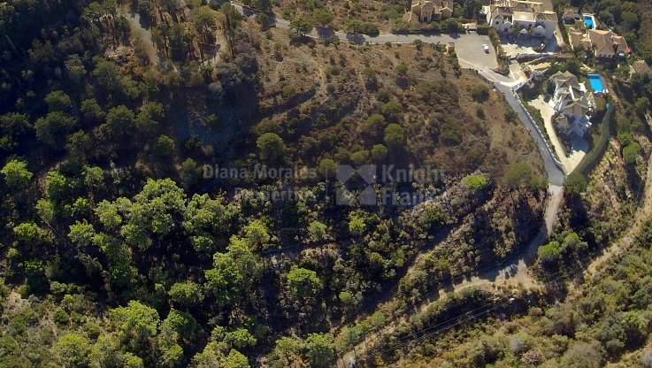 Plot with gentle slope and great views - Plot for sale in El Madroñal, Benahavis