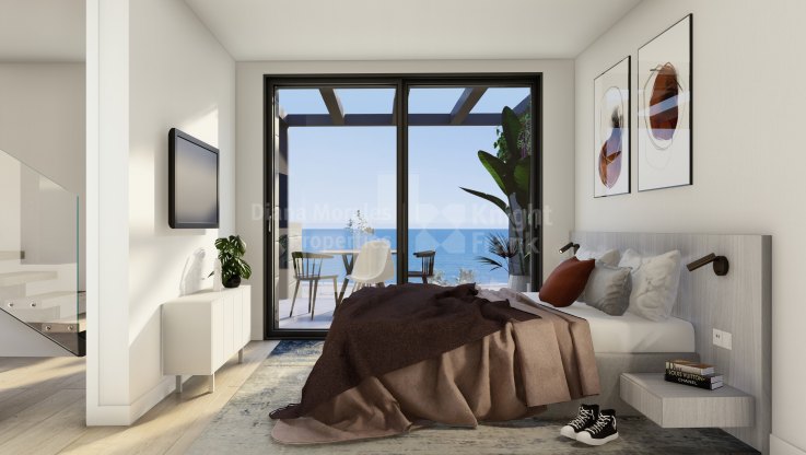 Excepcional apartamento a estrenar con vistas panorámicas - Atico Duplex en venta en Estepona