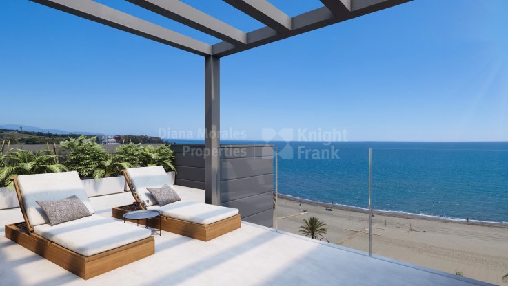 Außergewöhnliche Neubauwohnung mit Panoramablick - Zweistöckiges Penthouse zum Verkauf in Estepona