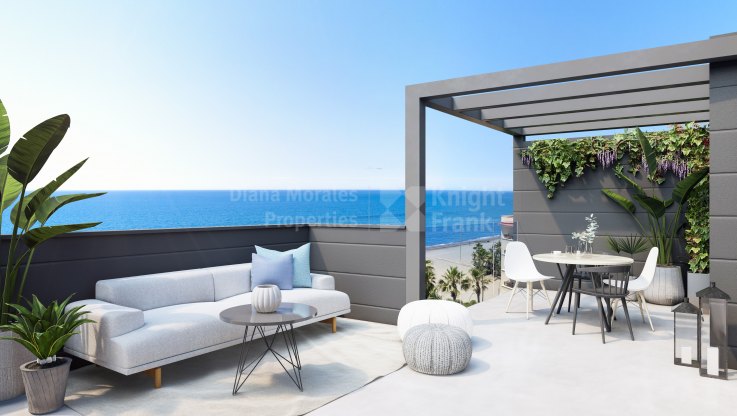 Исключительная новая квартира с панорамным видом - Пентхаус дуплекс на продажу в Эстепона
