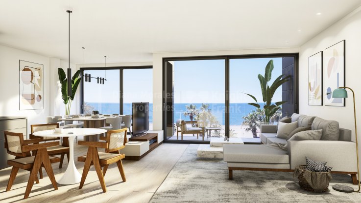 Excepcional apartamento a estrenar con vistas panorámicas - Atico Duplex en venta en Estepona